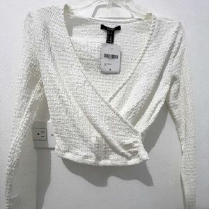 White crop top(long sleeve)